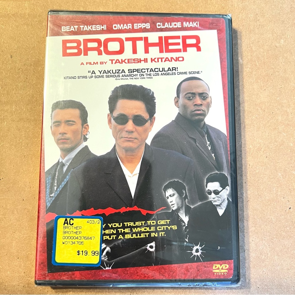 NEW SEALED DVD Brother - Beat Takeshi - Omar Epps - Claude Maki 2000 Film Movie